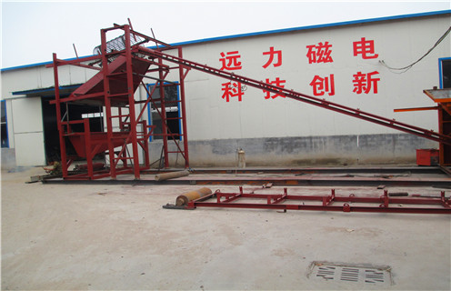 干式磁選機(jī)，上海CTG-7522干選磁選機(jī)_小型鐵礦石上海CTG-7522干選磁選機(jī)_工作原理 _選礦流程